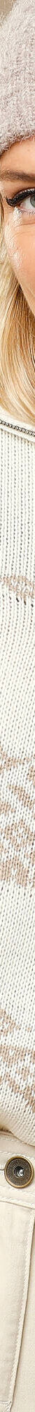 Pull jacquard, col camionneur zippé (écru / beige) Pull jacquard, col camionneur zippé (écru / beige)